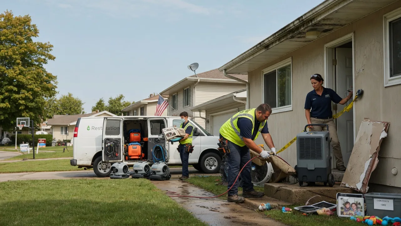Water Damage Restoration in New Athens, IL near me